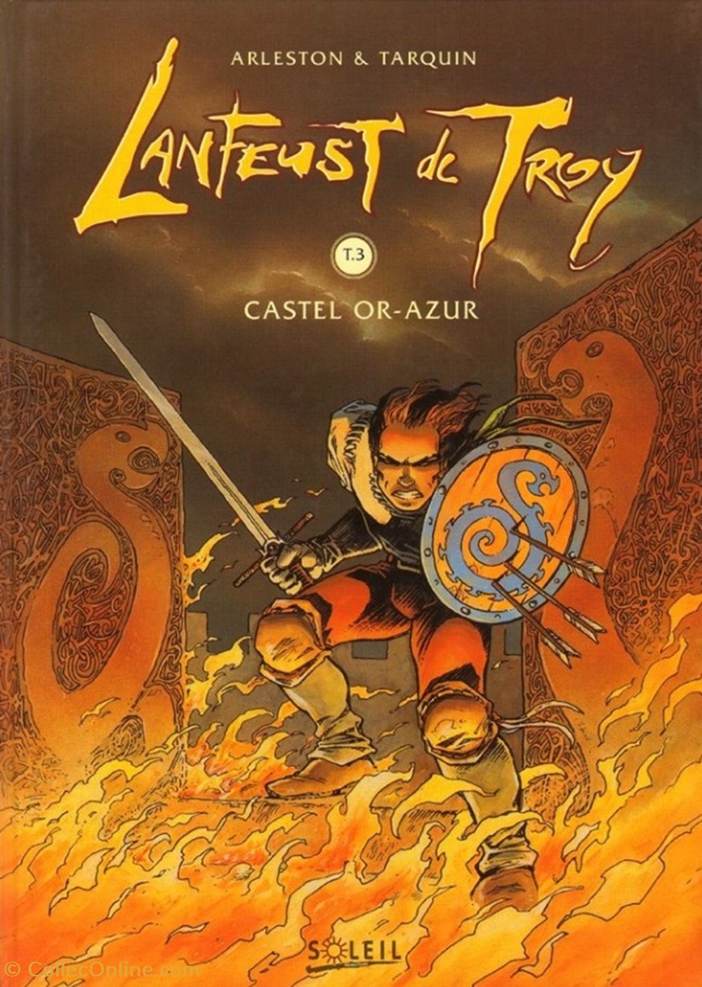 livres bd revues lanfeust de troy 3 castel or azur