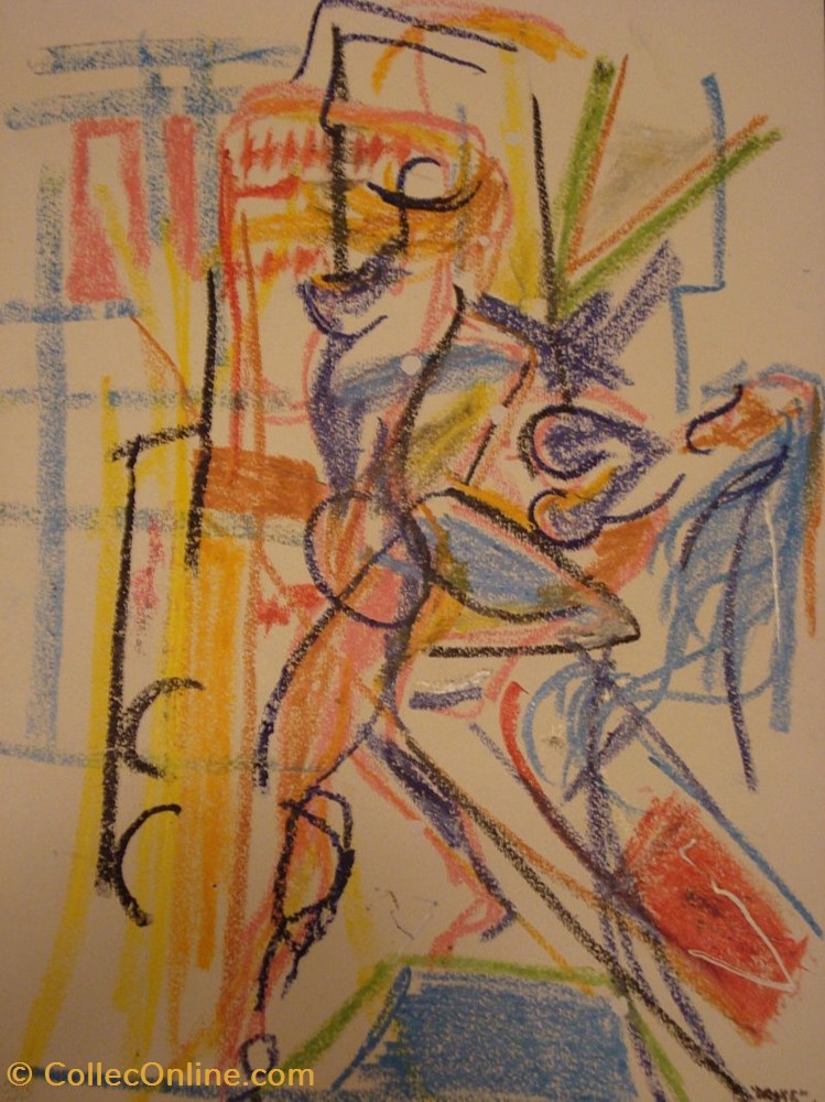 art antiquite peinture dessin dance 2008