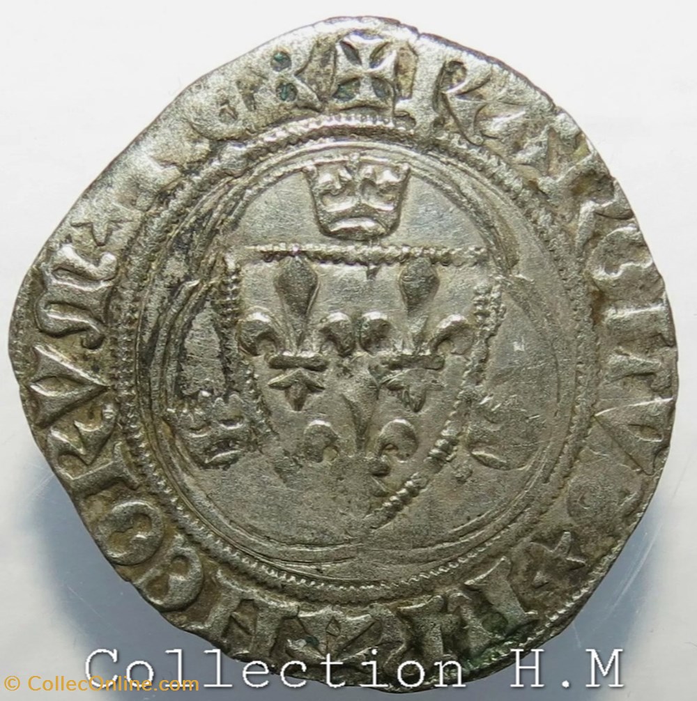 CHARLES VII monnaies europe medievale france royales charles vii