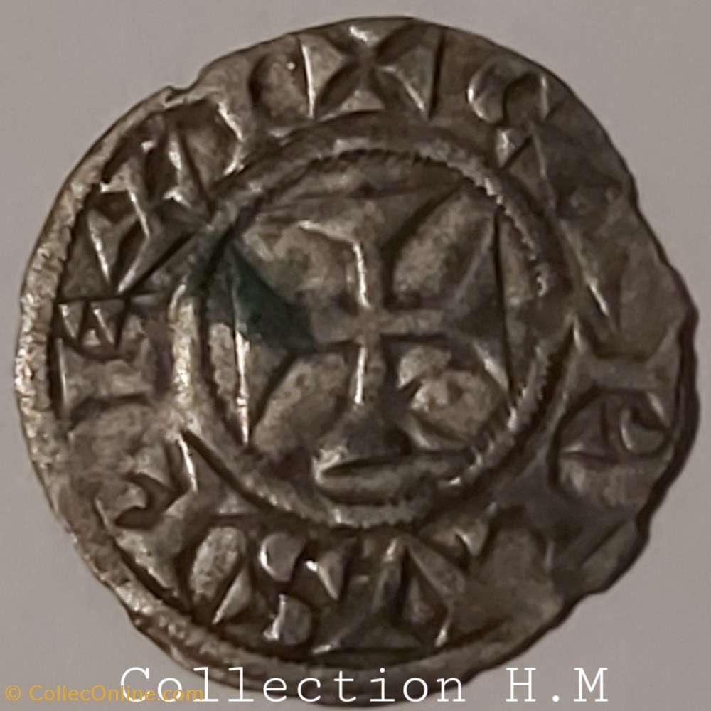 CHARLES II LE CHAUVE ( Comté de Poitou ) monnaies france feodales charles ii le chauve comte de poitou