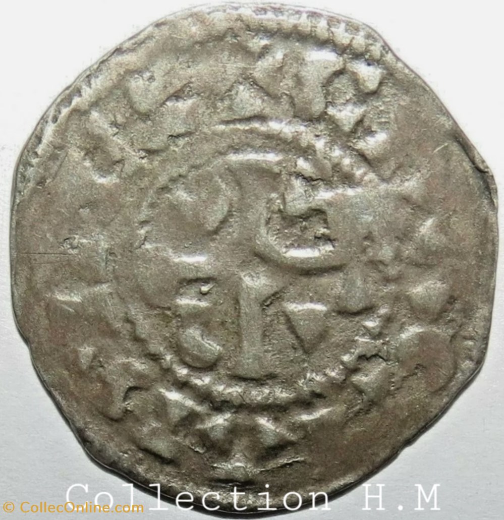 ANONYME Xème siècle ( Comté de Troyes) monnaies france feodales anonyme xeme siecle comte de troyes
