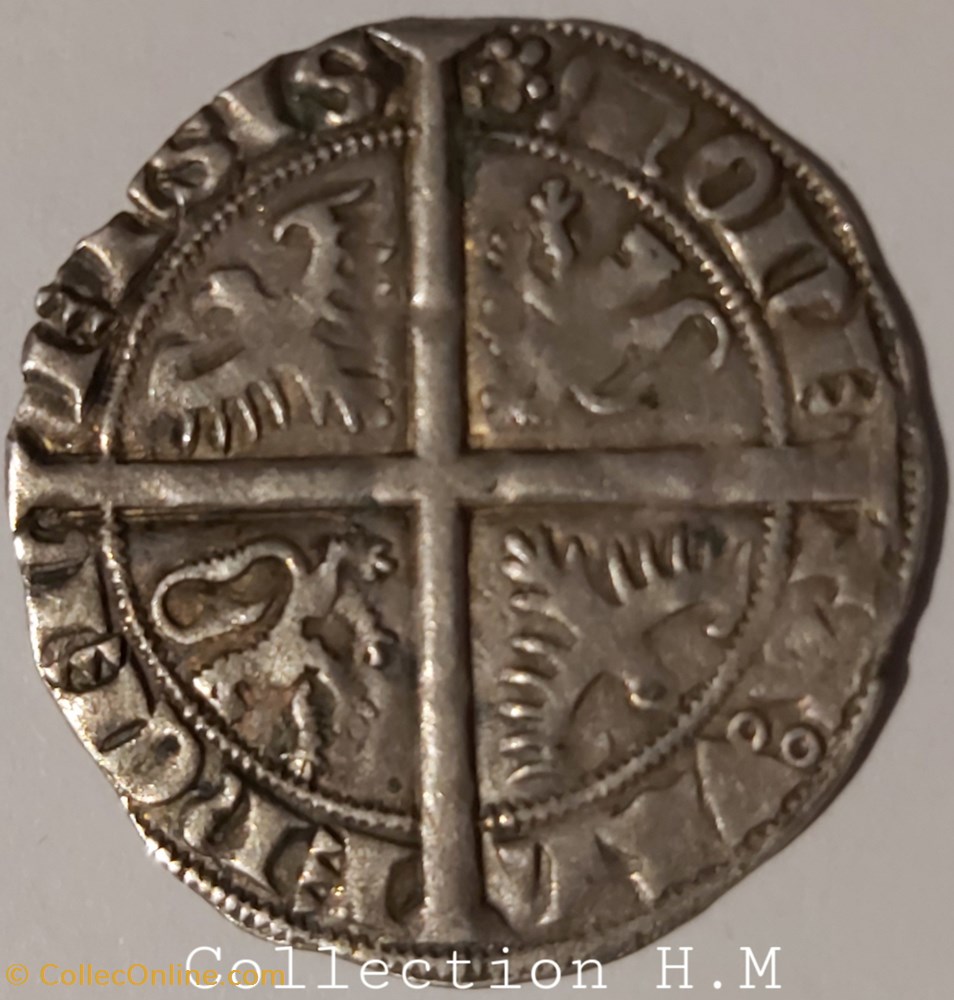 GUILLAUME III de Bavière ( Comté de Hainaut ) monnaies france feodales guillaume iii de baviere comte de hainaut