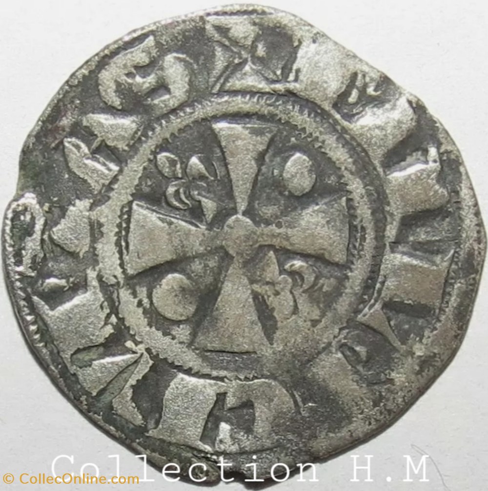 PIERRE 1èr De Saint Chrysogone ( Évêché de Meaux ) monnaies france feodales pierre 1er de saint chrysogone eveche de meaux