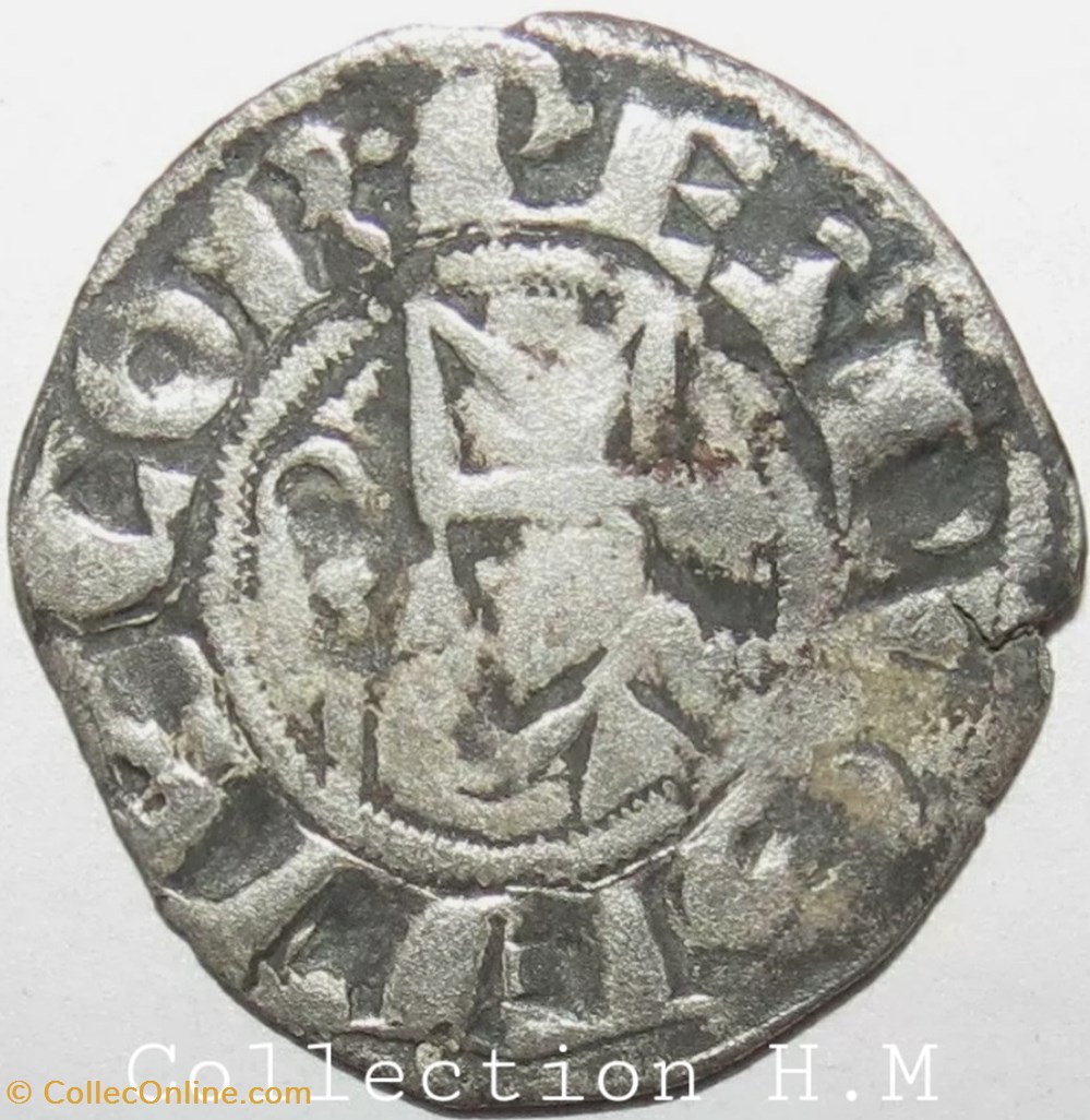 PIERRE 1èr De Saint Chrysogone ( Évêché de Meaux ) monnaies france feodales pierre 1er de saint chrysogone eveche de meaux