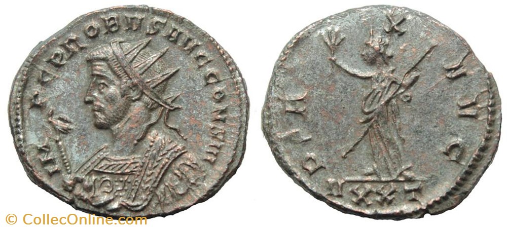 PROBUS RIC 394var. SOLD coins ancient to romans imperial and republican probus ric 394var sold
