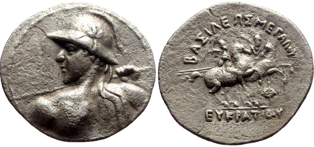 016 Baktria Eukradites I coins ancient to other 016 baktria eukradites i