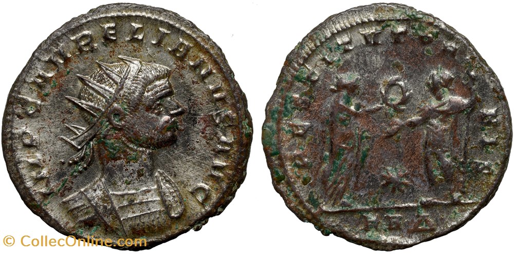AURELIAN RIC TEMP 2810 SOLD coins ancient to romans imperial and republican aurelian ric temp 2810 sold