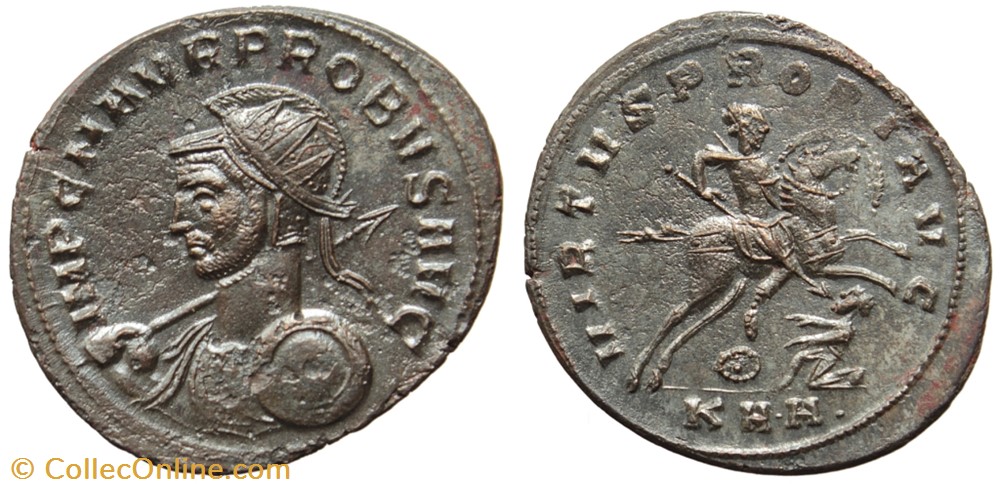 PROBUS RIC 878var. SOLD coins ancient to romans imperial and republican probus ric 878var sold
