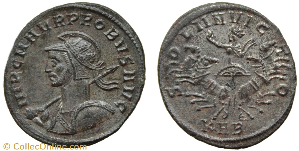 PROBUS RIC 862 E1 BUST OFFICINA 2 - SOLD coins ancient to roman republic imperial probus ric 862 e1 bust officina 2 sold