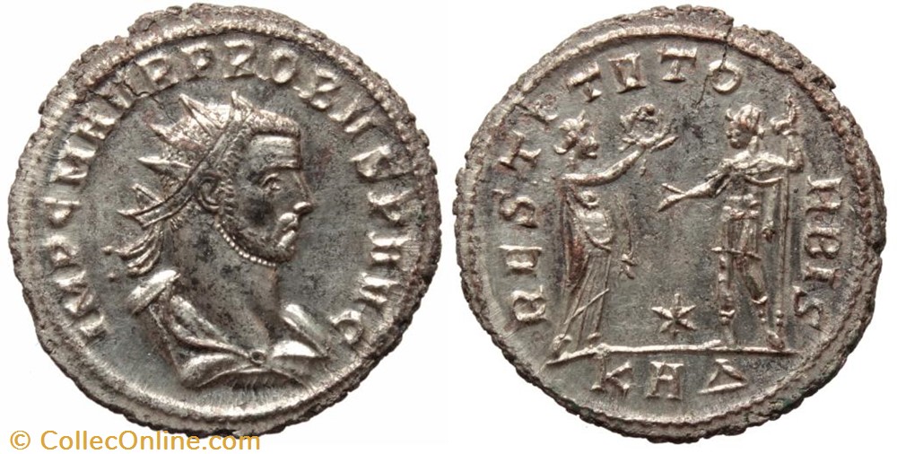 PROBUS RIC 854var. SOLD coins ancient to romans imperial and republican probus ric 854var sold