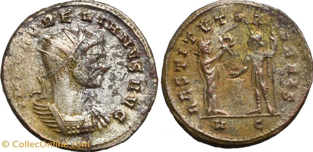 AURELIAN RIC TEMP 2989 SOLD coins ancient to romans imperial and republican aurelian ric temp 2989 sold