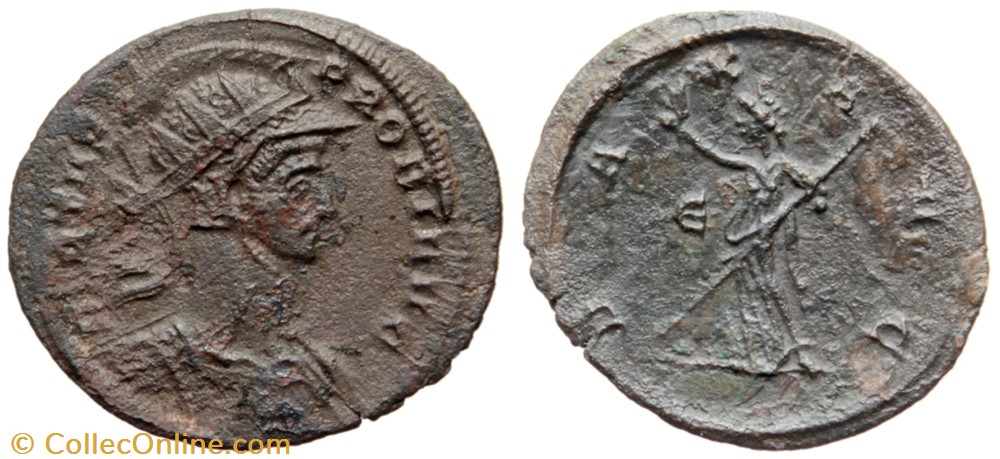 PROBUS RIC 548var. SOLD coins ancient to romans imperial and republican probus ric 548var sold
