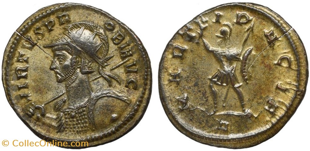 PROBUS RIC 543var. SOLD coins ancient to romans imperial and republican probus ric 543var sold
