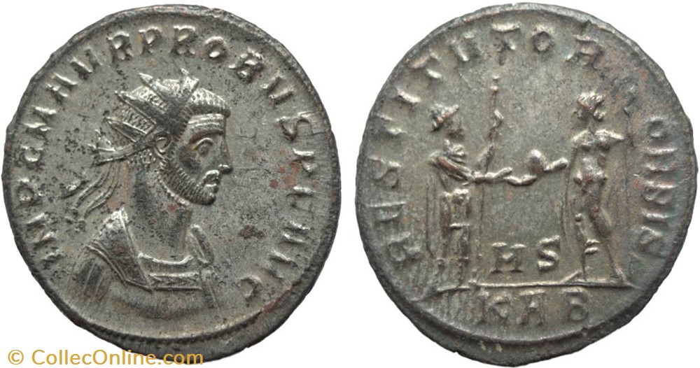 PROBUS RIC 856var. SOLD coins ancient to romans imperial and republican probus ric 856var sold
