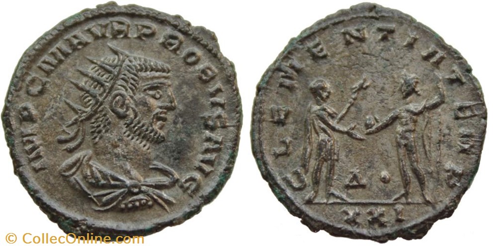 PROBUS RIC 921 OFFICINA 4 SOLD coins ancient to romans imperial and republican probus ric 921 officina 4 sold