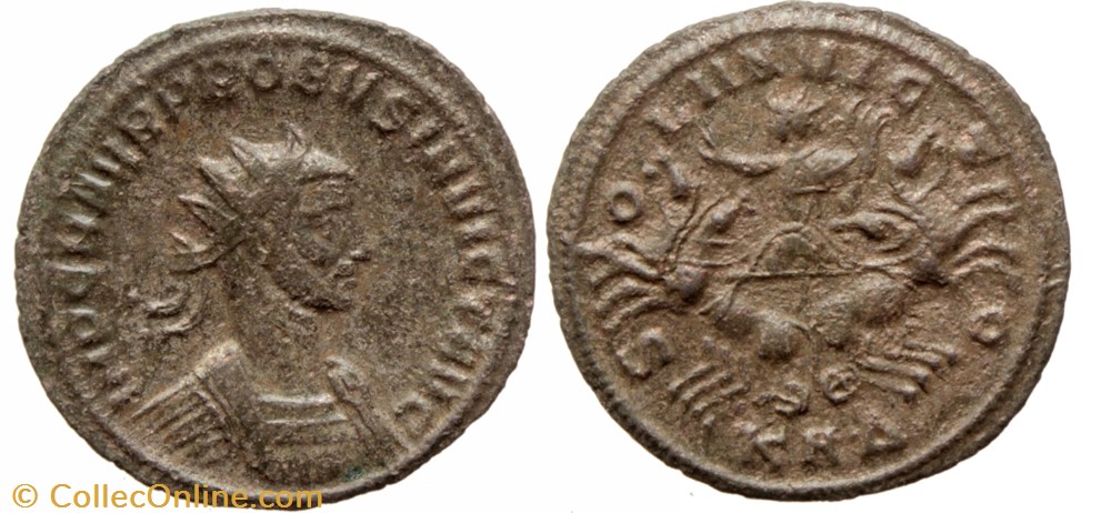 PROBUS RIC 867var. SOLD coins ancient to romans imperial and republican probus ric 867var sold