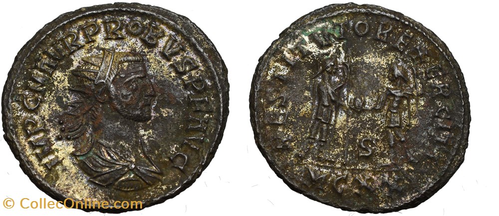 PROBUS RIC 909 MCXXI OFFICINA 2 SOLD coins ancient to romans imperial and republican probus ric 909 mcxxi officina 2 sold