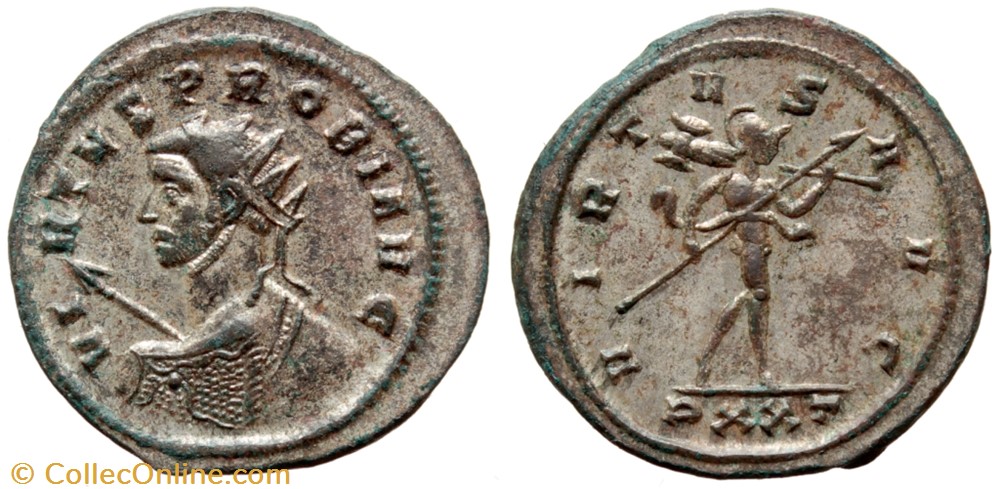 PROBUS RIC 430var. SOLD coins ancient to romans imperial and republican probus ric 430var sold