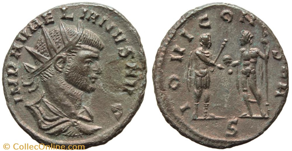 AURELIAN RIC TEMP 2583 SOLD coins ancient to romans imperial and republican aurelian ric temp 2583 sold