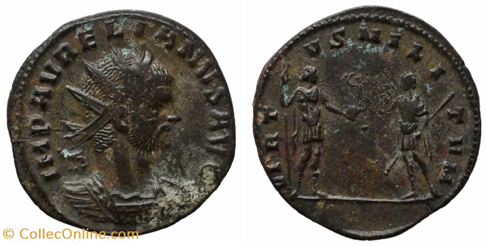 AURELIAN RIC TEMP 2464 SOLD coins ancient to romans imperial and republican aurelian ric temp 2464 sold