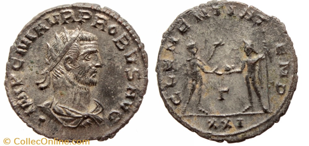 PROBUS RIC 921 OFFICINA 3 Unlisted with dot underneath emperors bust SOLD coins ancient to romans imperial and republican probus ric 921 officina 3 unlisted with dot underneath emperors bust sold
