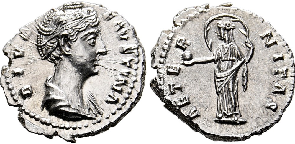 Diva Faustina Aeternitas mint state! coins ancient to romans imperial and republican diva faustina aeternitas mint state