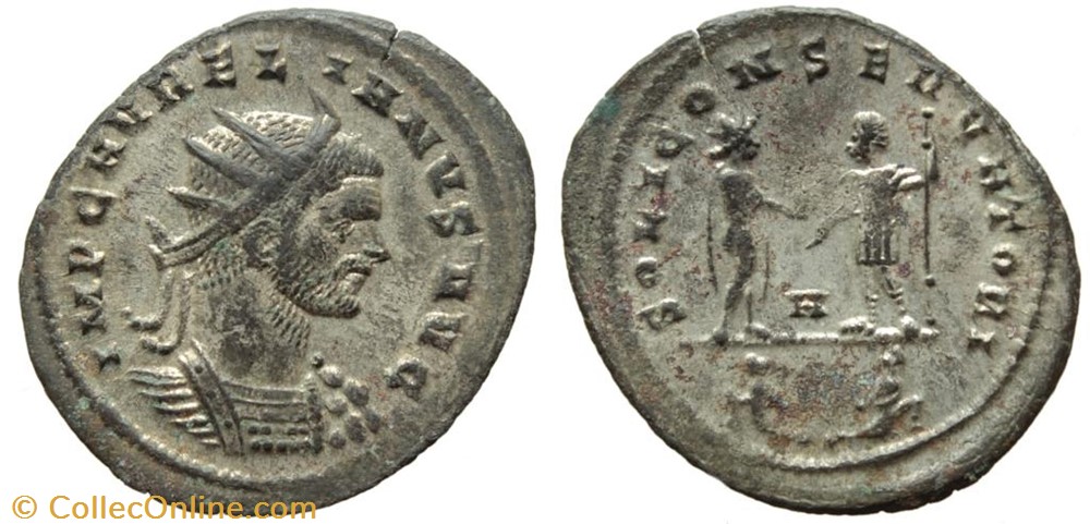 AURELIAN RIC TEMP 2986 SOLD coins ancient to romans imperial and republican aurelian ric temp 2986 sold