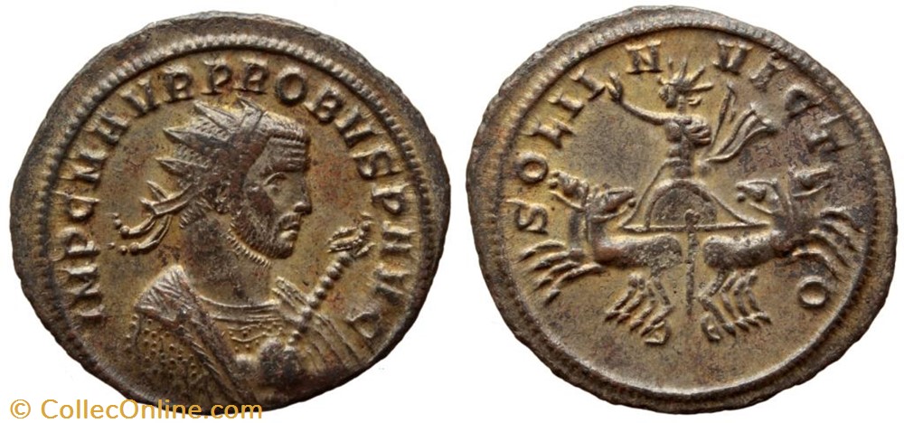 PROBUS RIC 864var. SOLD coins ancient to romans imperial and republican probus ric 864var sold