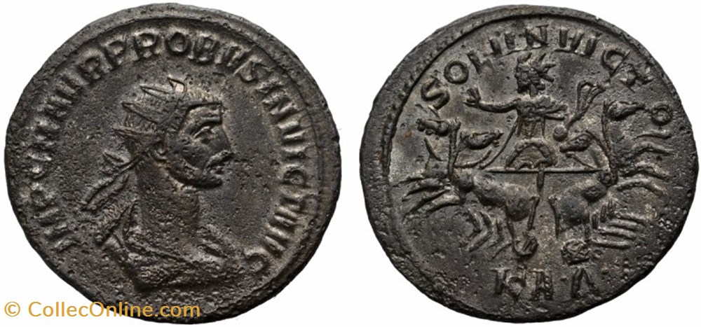 PROBUS RIC 867 var. SOLD coins ancient to romans imperial and republican probus ric 867 var sold