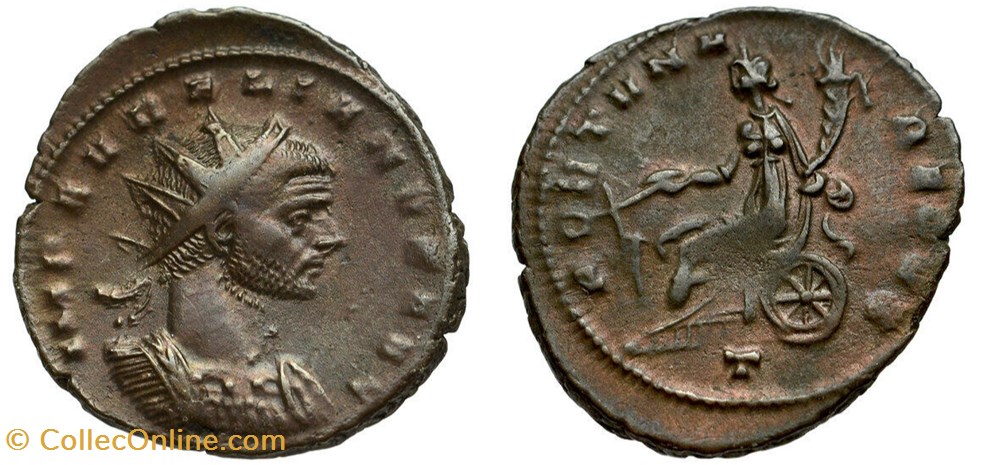 AURELIAN RIC TEMP 1469 SOLD coins ancient to roman republic imperial aurelian ric temp 1469 sold