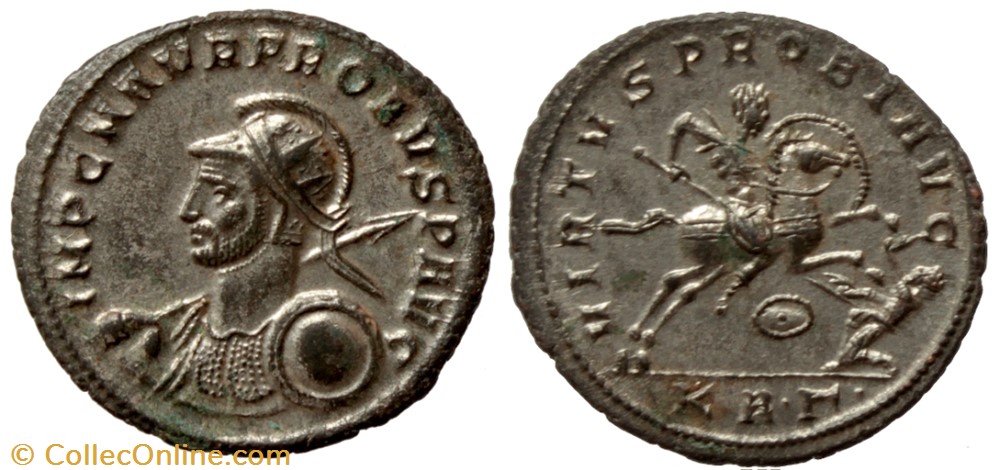 PROBUS RIC 880var. SOLD coins ancient to romans imperial and republican probus ric 880var sold
