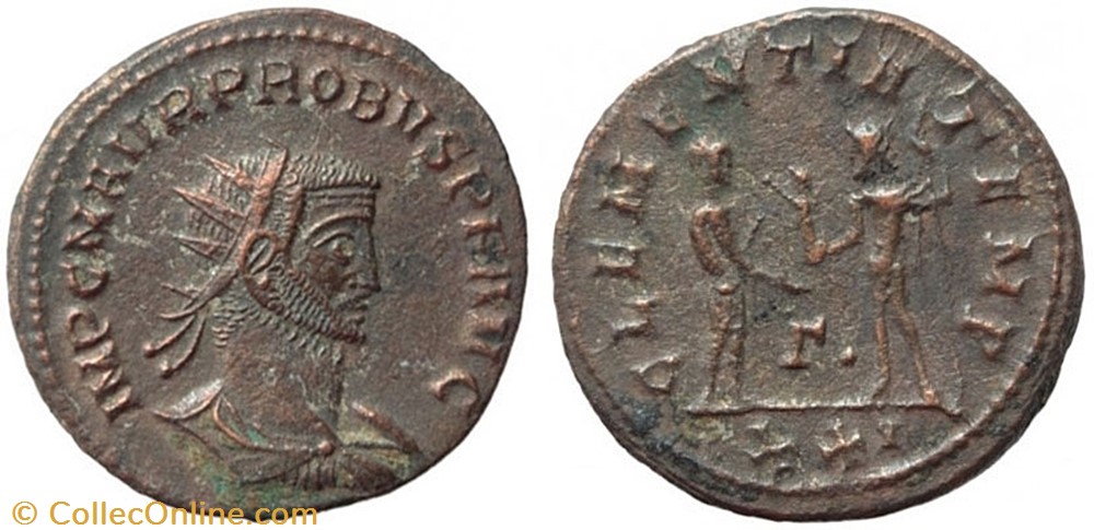 coins ancient to romans imperial and republican probus 3rd emmission off 3 sold