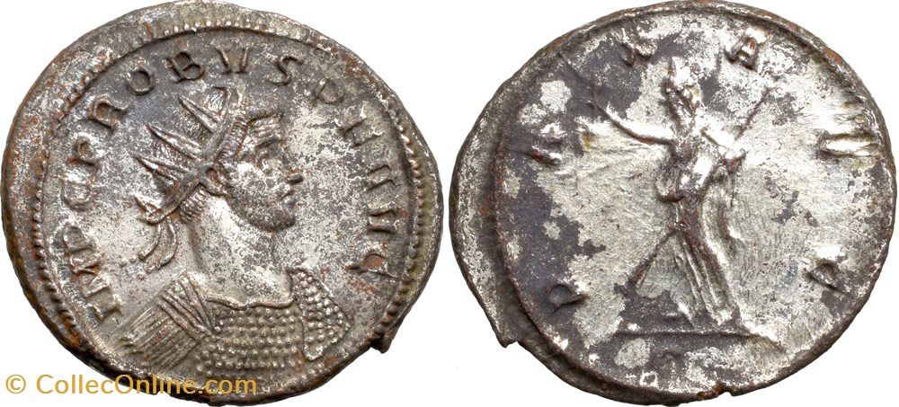 PROBUS RIC 546var. SOLD coins ancient to romans imperial and republican probus ric 546var sold