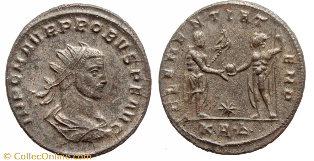 PROBUS RIC 838var. SOLD coins ancient to romans imperial and republican probus ric 838var sold