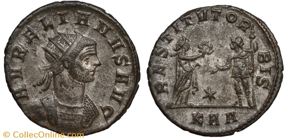 AURELIAN RIC TEMP 2729 SOLD coins ancient to romans imperial and republican aurelian ric temp 2729 sold
