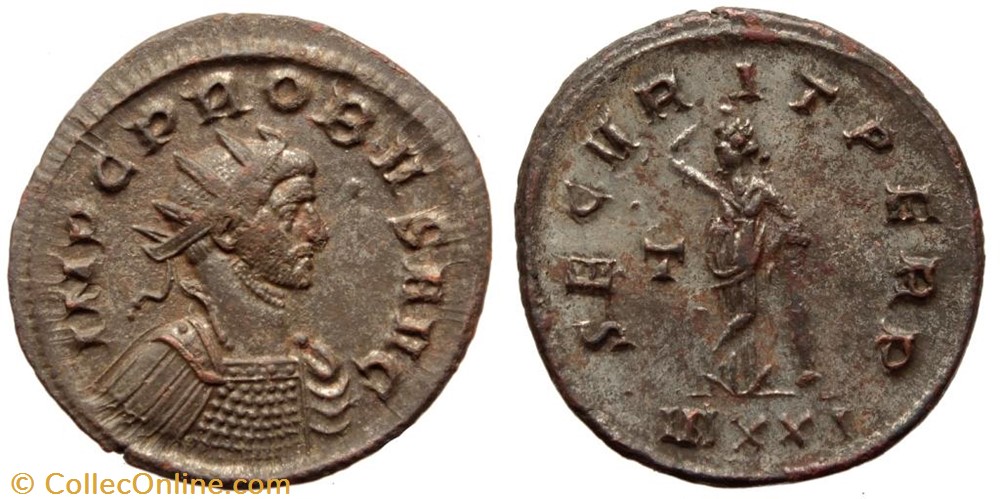PROBUS RIC 476var. aeqvit SOLD coins ancient to romans imperial and republican probus ric 476var aeqvit sold