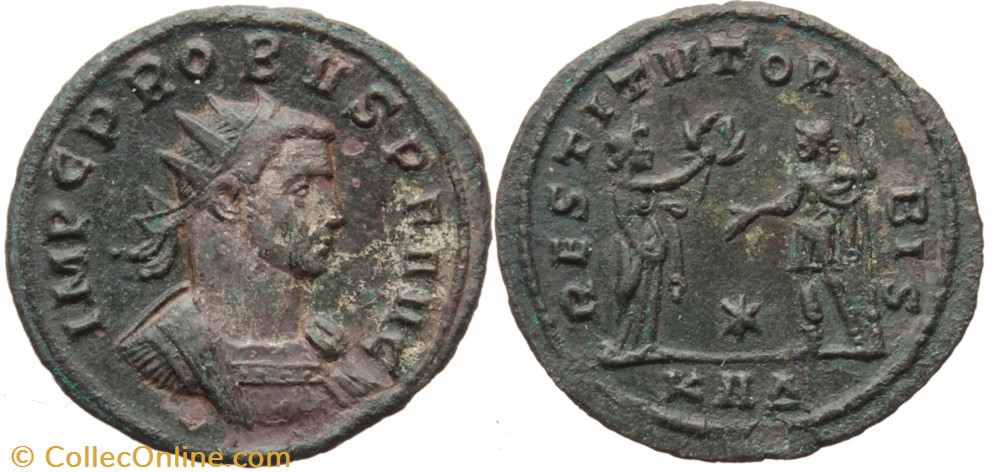PROBUS RIC 851var. SOLD coins ancient to romans imperial and republican probus ric 851var sold