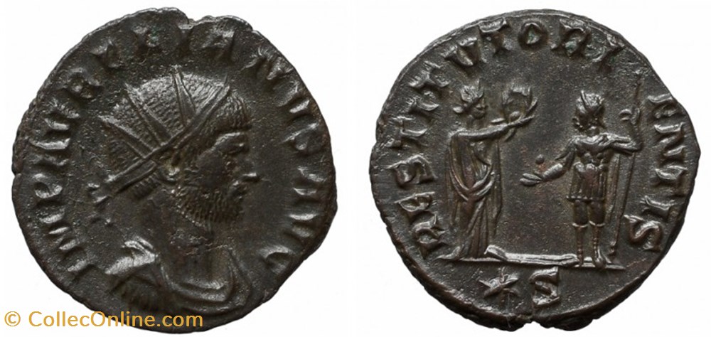 AURELIAN RIC TEMP 2091 - SOLD coins antique b to roman republican imperial aurelian ric temp 2091 sold