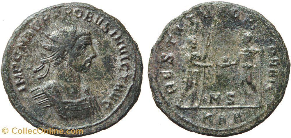 PROBUS RIC 858var. SOLD coins ancient to romans imperial and republican probus ric 858var sold