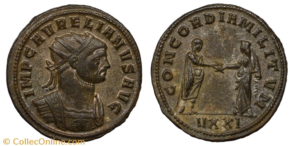 AURELIAN RIC TEMP 2408 SOLD coins ancient to romans imperial and republican aurelian ric temp 2408 sold