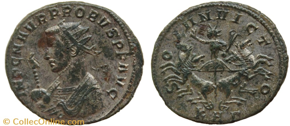 PROBUS RIC 861 H2 BUST OFFICINA 3 SOLD coins ancient to romans imperial and republican probus ric 861 h2 bust officina 3 sold
