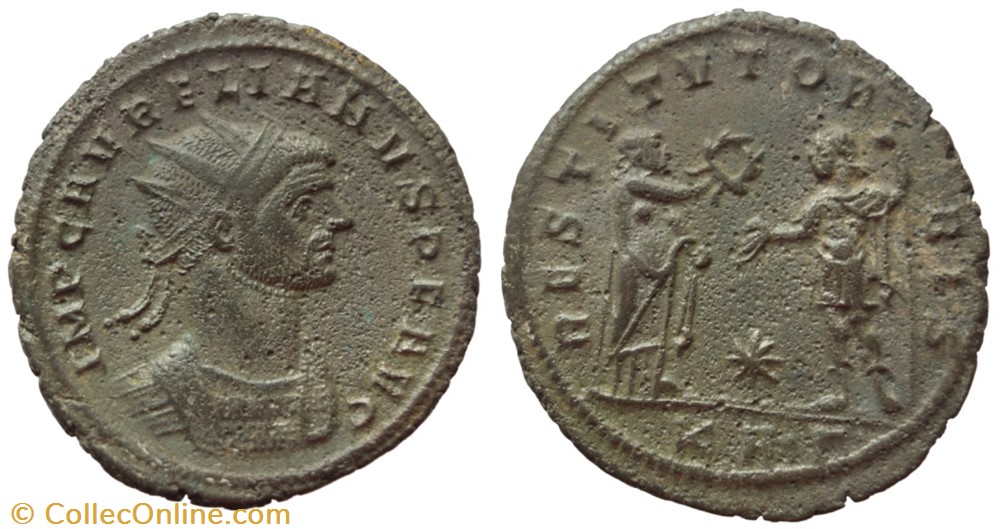 AURELIAN RIC TEMP 2793 SOLD coins ancient to romans imperial and republican aurelian ric temp 2793 sold