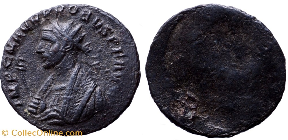 PROBUS CYZICUS H2 BUST REVERSE MISSTRIKE SOLD coins ancient to romans imperial and republican probus cyzicus h2 bust reverse misstrike sold