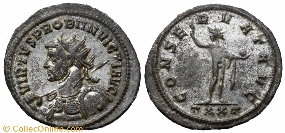 PROBUS RIC 353var. SOLD coins ancient to romans imperial and republican probus ric 353var sold