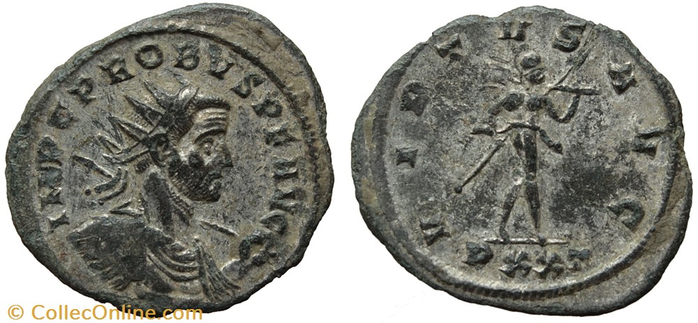PROBUS RIC 428var. SOLD coins ancient to romans imperial and republican probus ric 428var sold