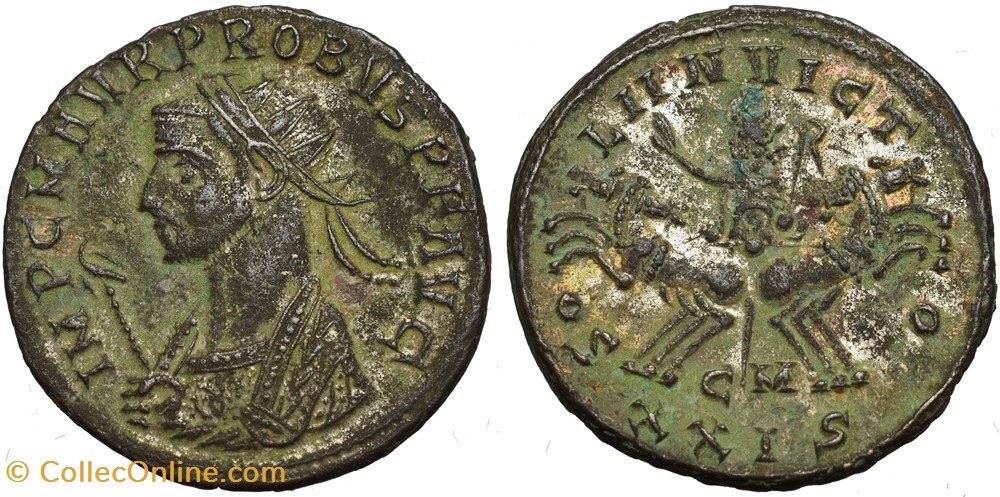 PROBUS RIC 911 OFFICINA 2 SOLD coins ancient to roman republic imperial probus ric 911 officina 2 sold