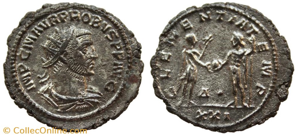 PROBUS RIC 920 OFFICINA 4 SOLD coins ancient to romans imperial and republican probus ric 920 officina 4 sold