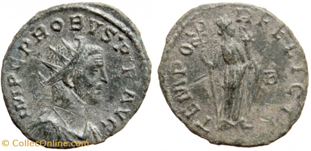 PROBUS BASTIEN 396var. SOLD coins ancient to romans imperial and republican probus bastien 396var sold