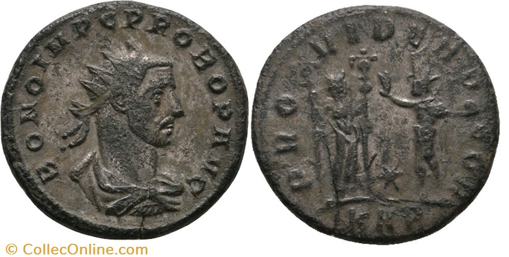 PROBUS RIC 850var. SOLD coins ancient to romans imperial and republican probus ric 850var sold