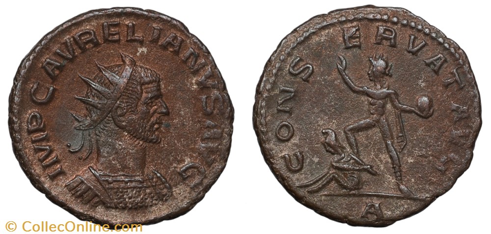 AURELIAN RIC TEMP 3136 SOLD coins ancient to romans imperial and republican aurelian ric temp 3136 sold
